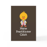 Nurse Practitioner Chick Blank Card