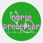 Nurse Preceptor Gifts Round Stickers