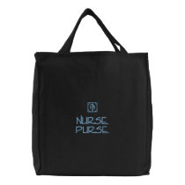 Nurse  Purse Embroidered Tote Bags
