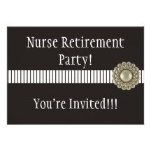 Nurse Retirement Party Invitations