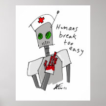 Nurse Robot Poster