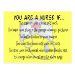 Nurse Sayings "You Are a Nurse IF" Postcards