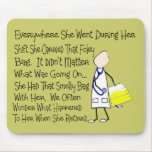 Nurse Story Art Gifts "Foley Bag"---Hilarious Mouse Pads