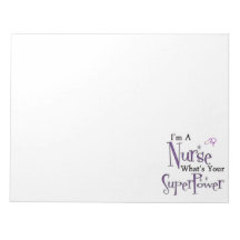 Nurse Superpower Memo Notepad