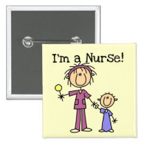 Nurse With Child T-shirts and Gifts buttons