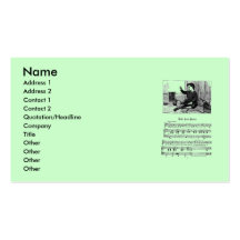 Nursery Rhyme Jack Korner Business Card