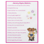 Nursery Rhyme Rhetoric Game - Girl Style flyers