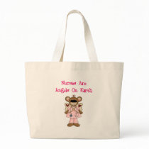 Nurses Are Angels On Earth Bag