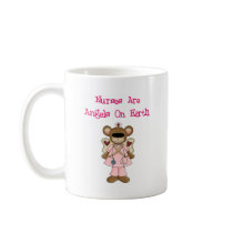 Nurses Are Angels On Earth Mugs