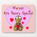 Nurses are BEARY Special  Teddy Bear Gifts mousepads