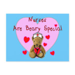 Nurses are BEARY Special  Teddy Bear Gifts postcards