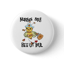 Nurses Are Bee-utiful Bumblebee Pin