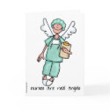 nurses are real angels cards