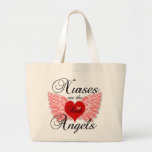 Nurses Are The Real Angels Bags