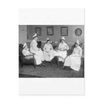 Nurses at Tea, early 1900s Post Cards