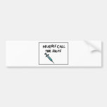 Nurses call the shots bumper stickers