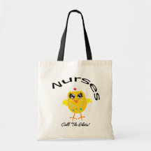 Nurses Call The Shots Canvas Bag