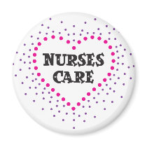 nurses care refrigerator magnets