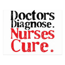 Nurses Cure Post Card