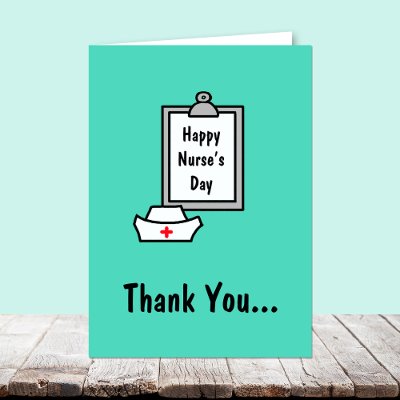 Nurses Day Card -- Thank You by KathyHenis