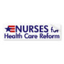 Nurses for Health Care Reform bumper sticker