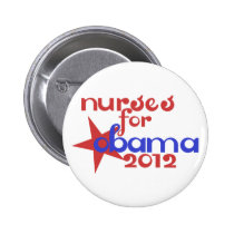 Nurses for Obama buttons