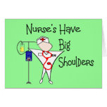 Nurse's Have Big Shoulders--Story Art Gifts Card