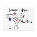 Nurse's Have Big Shoulders--Story Art Gifts Postcards