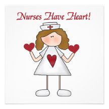 Nurses Have Heart T-shirts and Gifts Custom Announcements