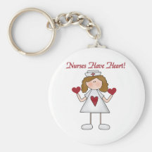 Nurses Have Heart T-shirts and Gifts Key Chain