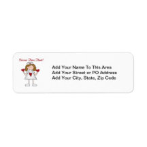 Nurses Have Heart T-shirts and Gifts Return Address Label
