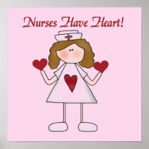 Nurses Have Heart T-shirts and Gifts Print