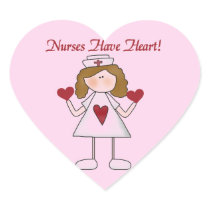 Nurses Have Heart T-shirts and Gifts Stickers