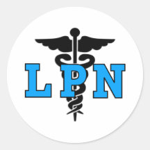 Nurses LPN Medical Symbol Stickers