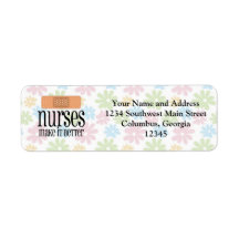 Nurses Make it Better, Bandage Return Address Labels