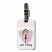 Nurses R Angels Luggage Tag luggage tags