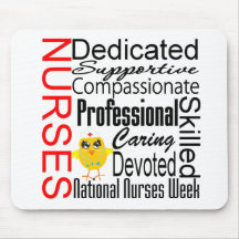 Nurses Recognition Collage:  National Nurses Week Mousepad