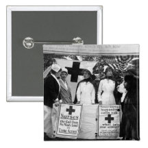 Nurses Recruiting Station World War One Button