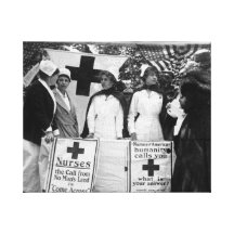 Nurses Recruiting Station World War One Gallery Wrapped Canvas