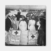 Nurses Recruiting Station World War One Refrigerator Magnet