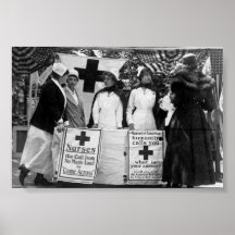 Nurses Recruiting Station World War One Posters