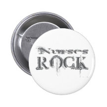 Nurses Rock Pinback Buttons