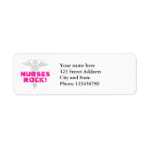 Nurses Rock! Return label address