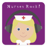 Nurses Rock! Sticker
