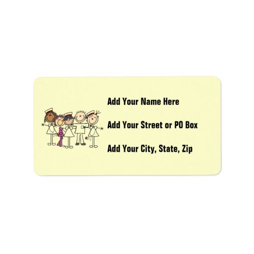 Nurses Week T-shirts and Gifts Custom Address Label
