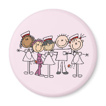 Nurses Week T-shirts and Gifts Fridge Magnets