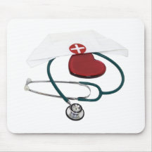 NursesHaveHeart082309 Mouse Pad