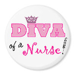 NURSEtude/Diva of a Nurse! magnets