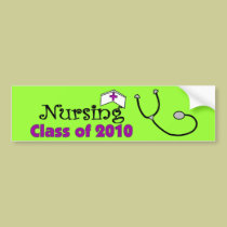 Nursing 2010 Class Bumper Sticker bumper stickers