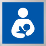Nursing / Breastfeeding Symbol posters